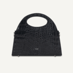 Torebka K001 czarna krokodyl